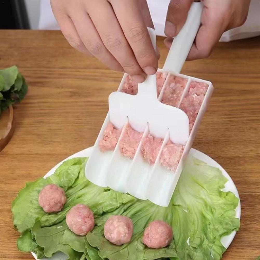 Baby Food Meat - Meatball Machine Plastic 4 Rows Meatball