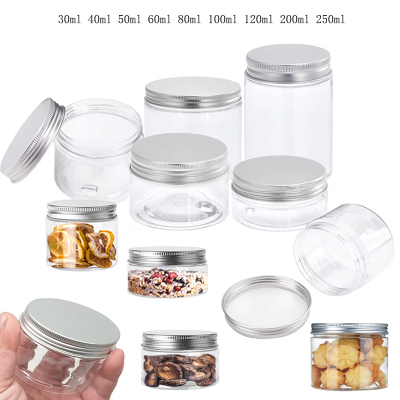 Baby Food Jars Glass - 1-10Pcs 20/25/30/40/45-250ml Storage Jars With Lids