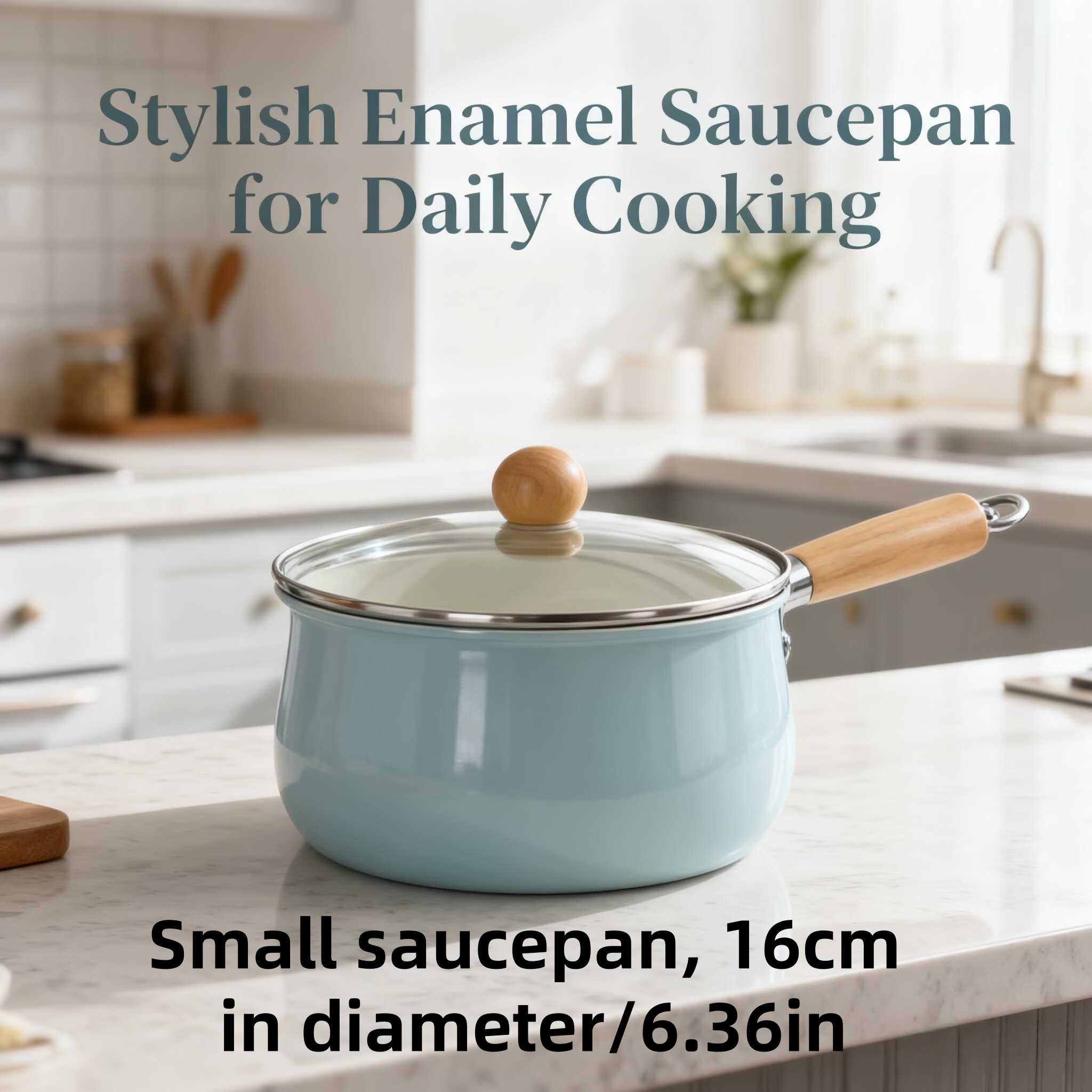 Baby Food With Iron - 20cm Non-Stick Saucepan, Small Milk Pot