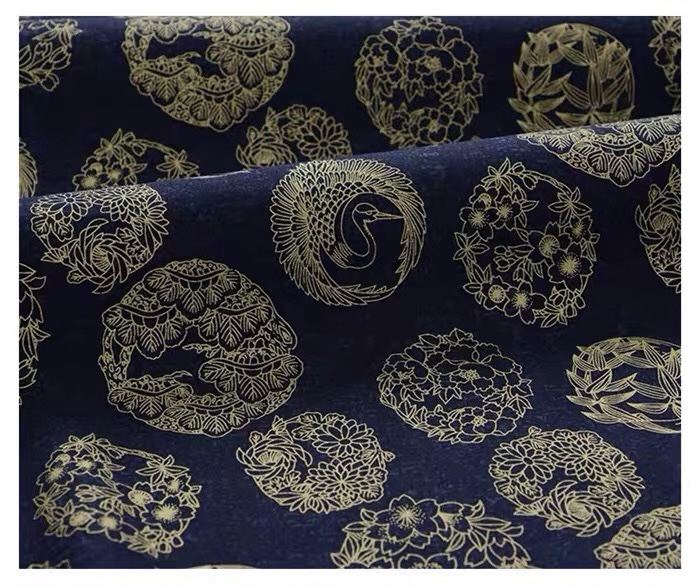 Bronzing Japanese Print Fabric - Baby Puree Pouch บทวิจารณ์และราคา