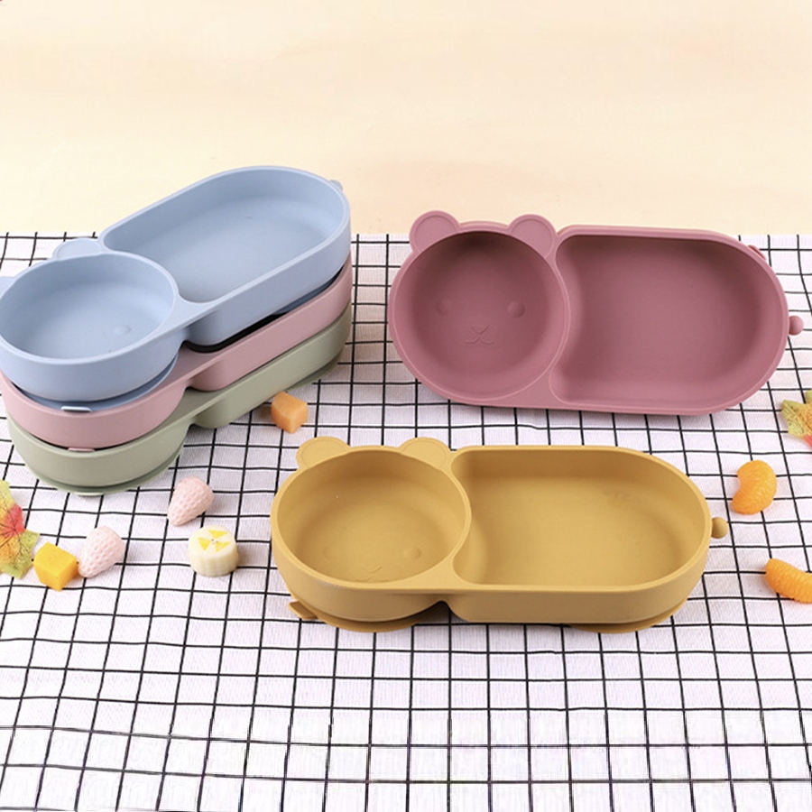 Baby Silicone Suction Cup Bowl - Baby Food Chopper บทวิจารณ์และราคา