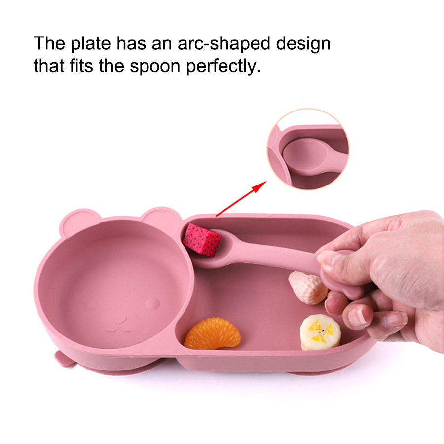 Baby Silicone Suction Cup Bowl - Baby Food Chopper บทวิจารณ์และราคา