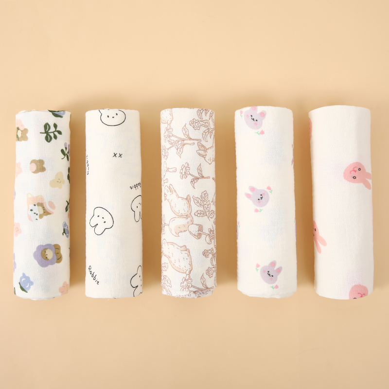 1 Piece of Baby Muslin Swaddle - Baby Puree Pouch บทวิจารณ์และราคา