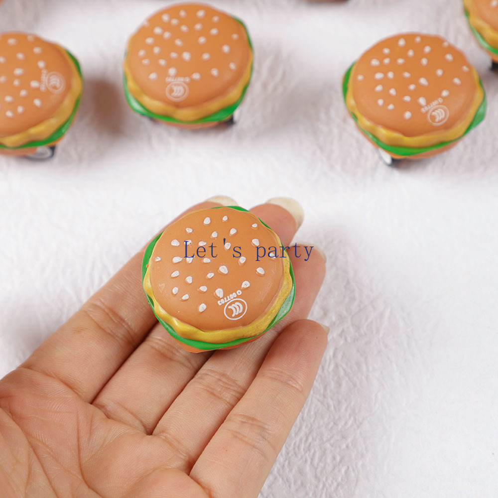 15Pcs Mini Cute 3D Burger Pull - Baby Food Stuff บทวิจารณ์และราคา