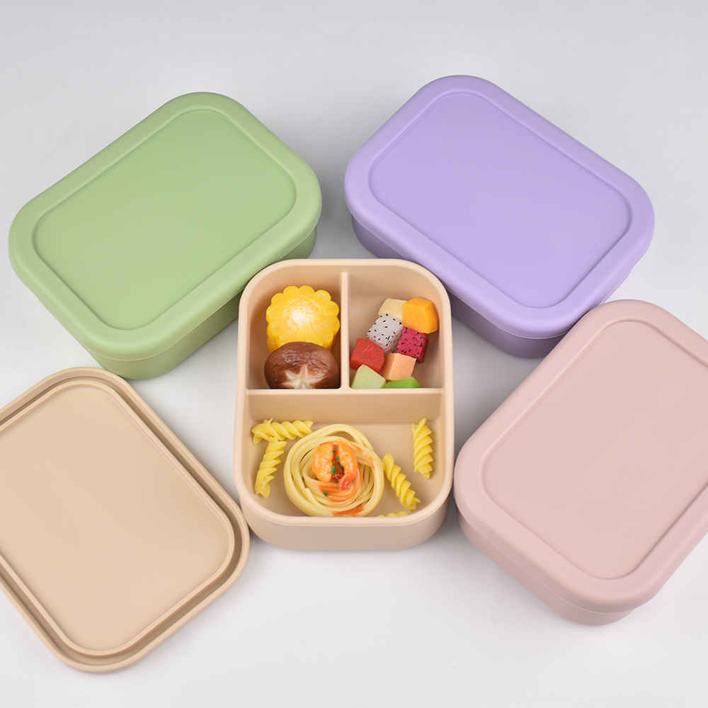 3-Compartment Food Grade Silic - Baby Food Options บทวิจารณ์และราคา
