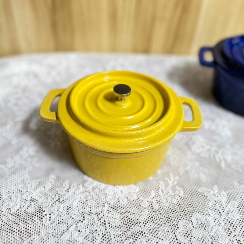 ‌Enameled Cast Iron Milk Pot,  - Baby Food With Iron บทวิจารณ์และราคา