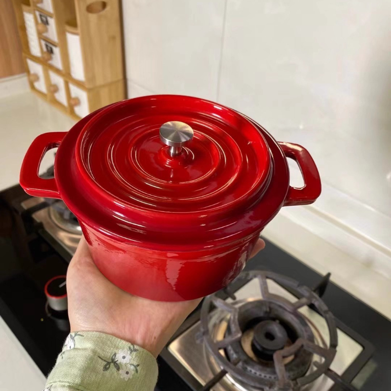 ‌Enameled Cast Iron Milk Pot,  - Baby Food With Iron บทวิจารณ์และราคา