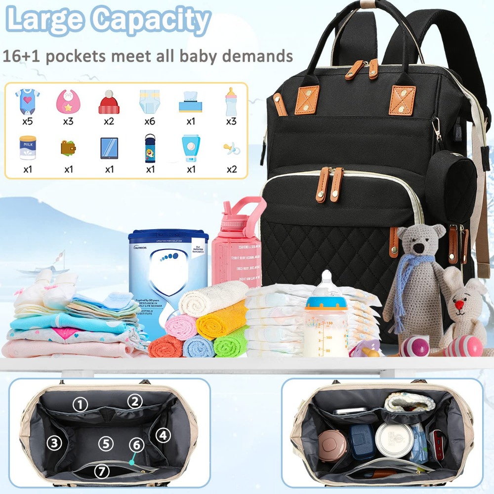 Multifunctional Diaper Bag Bac - Baby Puree Pouch บทวิจารณ์และราคา