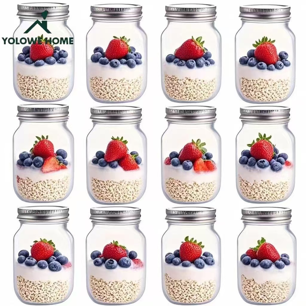 6Pcs, 12Pcs, 500Ml/16Oz, Glass - Baby Food Jars Glass บทวิจารณ์และราคา