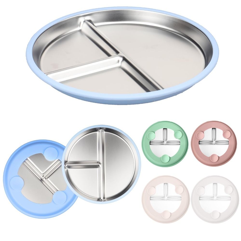 New Stainless Steel Plate with - Plate Suction Toddler บทวิจารณ์และราคา