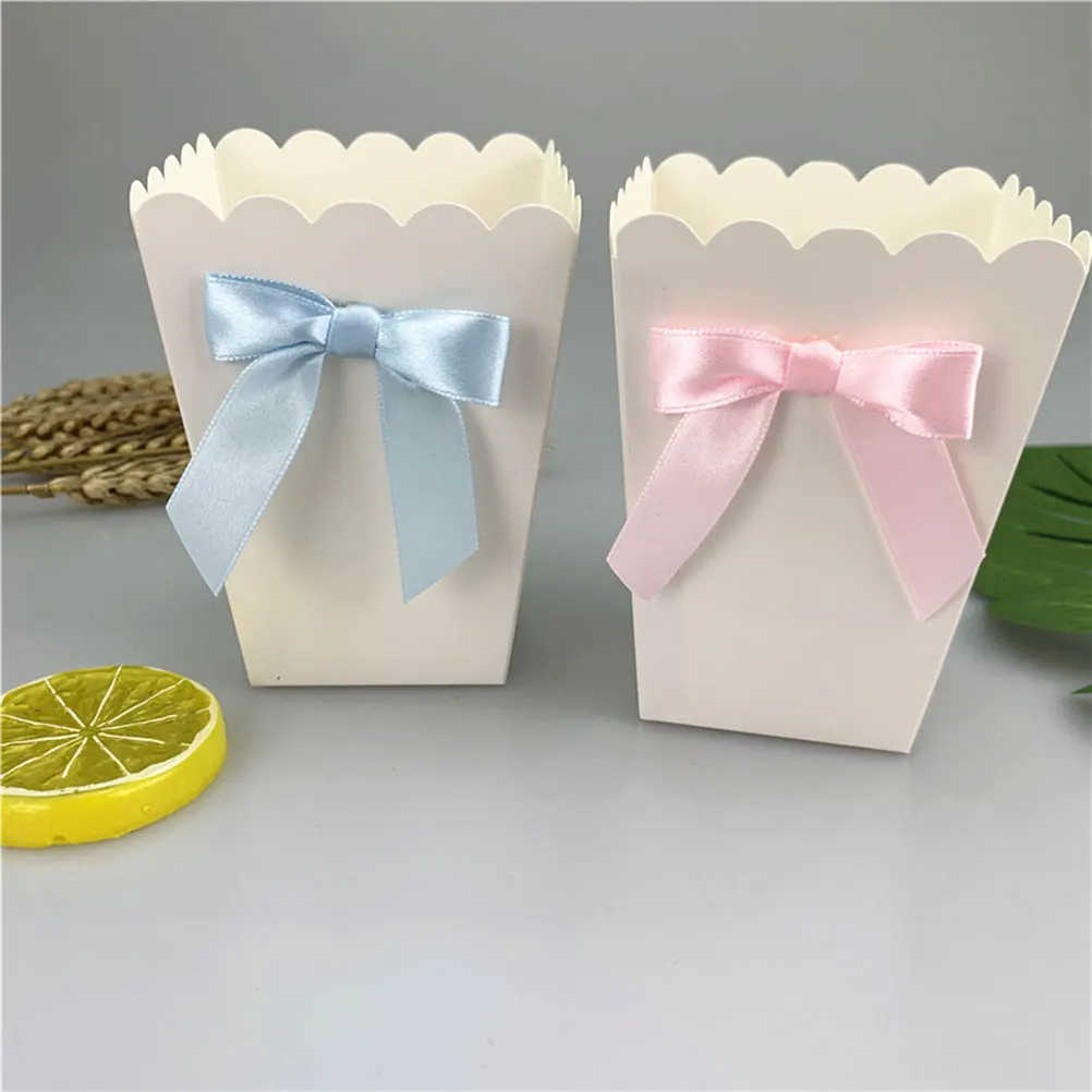 12pcs Pink Bow Popcorn Box Par - Baby Food Options บทวิจารณ์และราคา