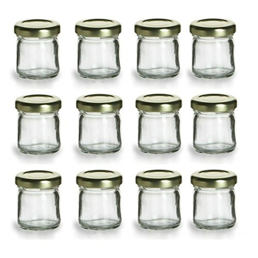 12 pcs, 1.5 oz Mini Glass Jars - Baby Food Jars Glass บทวิจารณ์และราคา