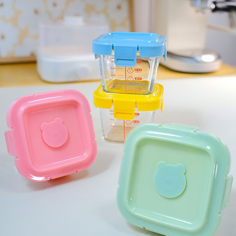 Simple 170ml Food Storage Box  - Baby Food Jars Glass บทวิจารณ์และราคา
