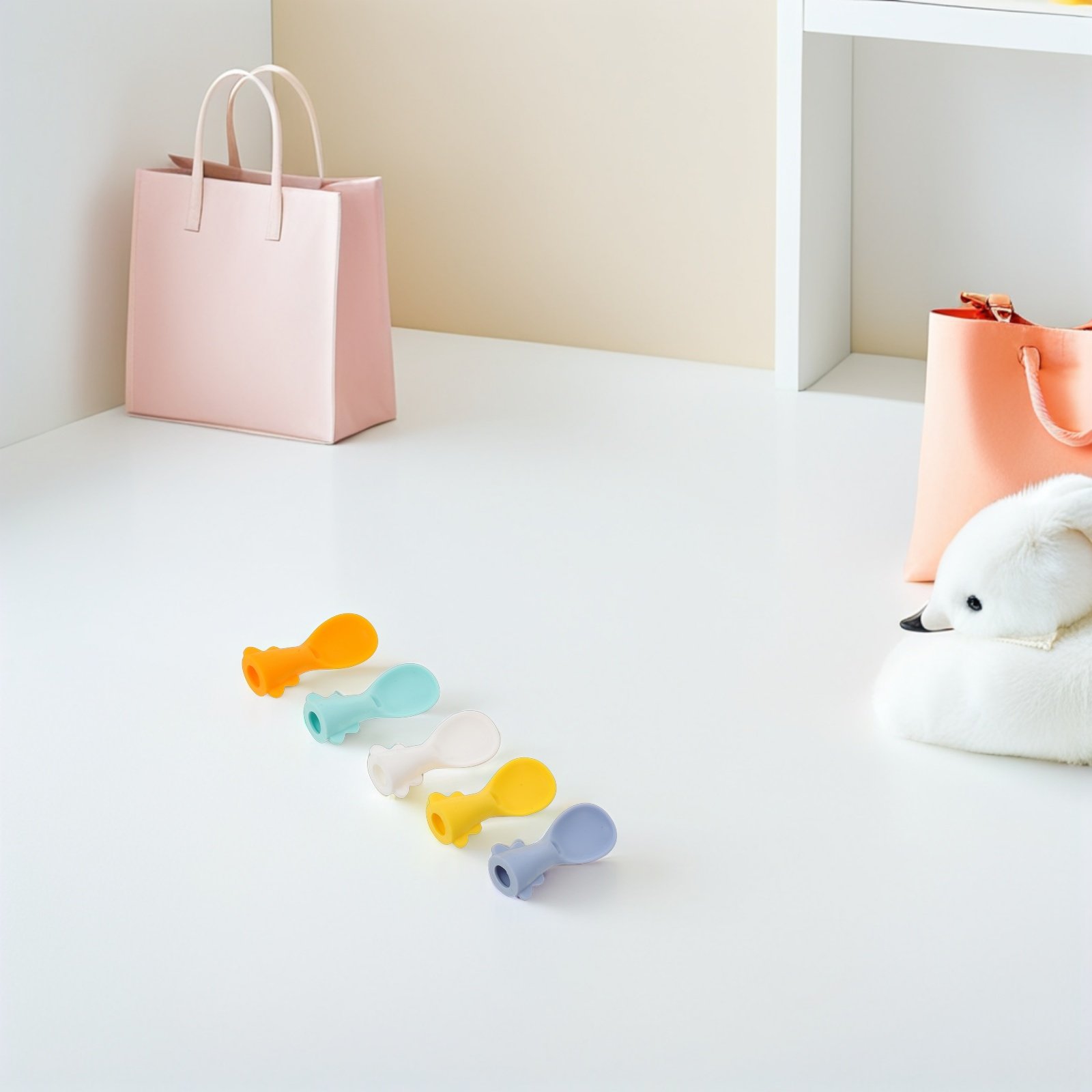 5Pcs Baby Spoon Holder Case Le - Baby Puree Pouch บทวิจารณ์และราคา