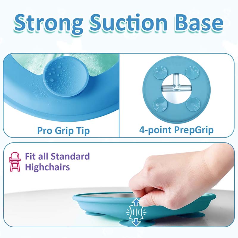 Stainless Steel Plate With Sil - Plate Suction Toddler บทวิจารณ์และราคา