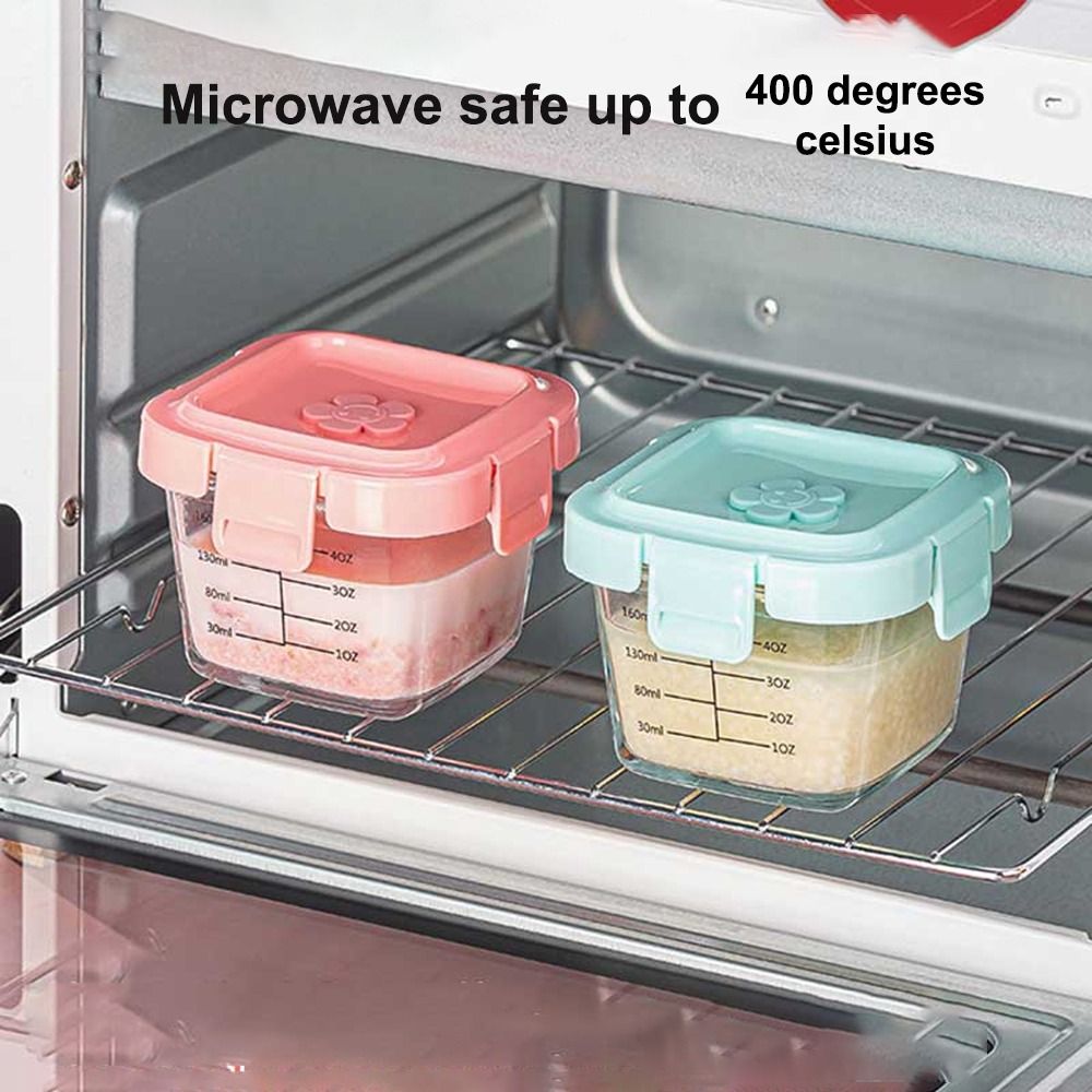 Glass Food Storage Box New 170 - Baby Food Jars Glass บทวิจารณ์และราคา
