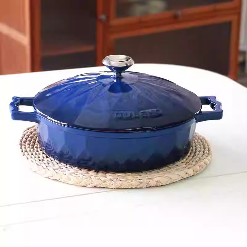 Enameled Cast Iron Dutch Oven  - Baby Food With Iron บทวิจารณ์และราคา
