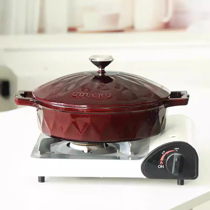 Enameled Cast Iron Dutch Oven  - Baby Food With Iron บทวิจารณ์และราคา