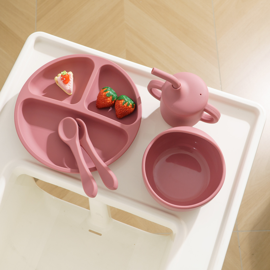 5PCS Baby Silicone Tableware S - Baby Food Chopper บทวิจารณ์และราคา