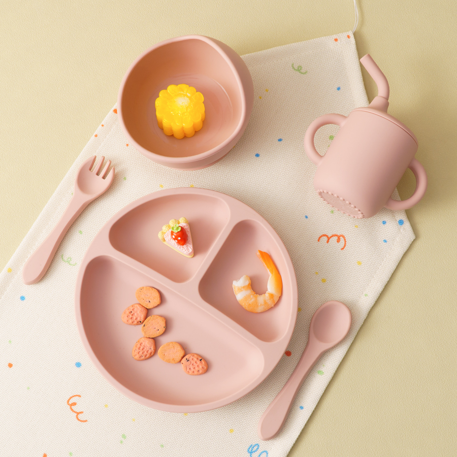 5PCS Baby Silicone Tableware S - Baby Food Chopper บทวิจารณ์และราคา