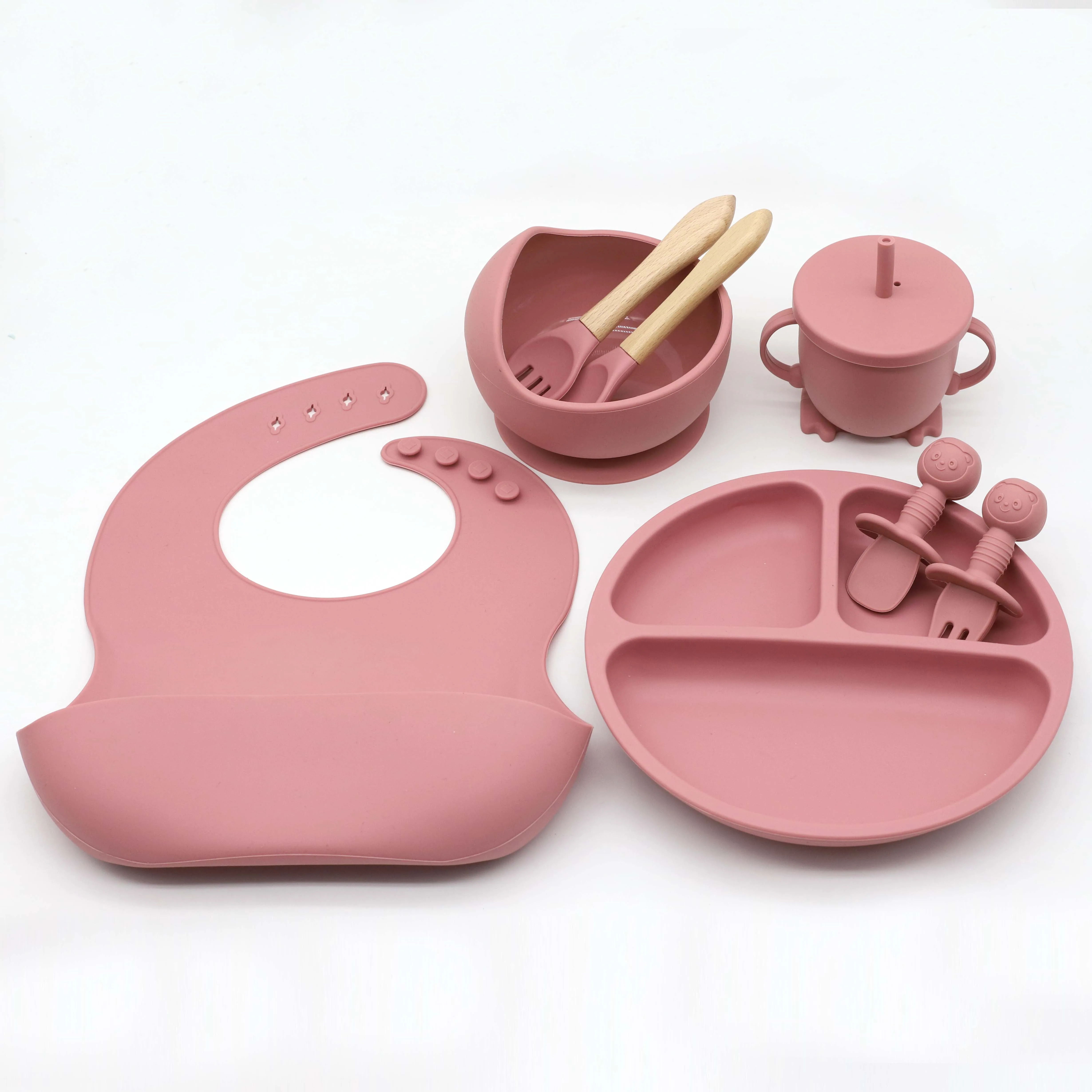 Food Grade Silicone Child Dish - Plate Suction Toddler บทวิจารณ์และราคา