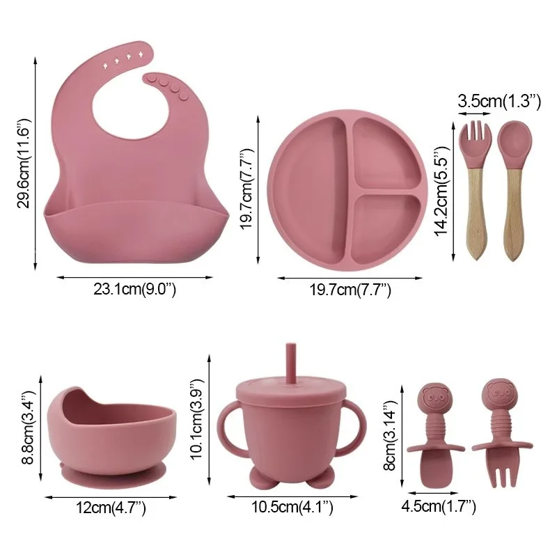 Food Grade Silicone Child Dish - Plate Suction Toddler บทวิจารณ์และราคา