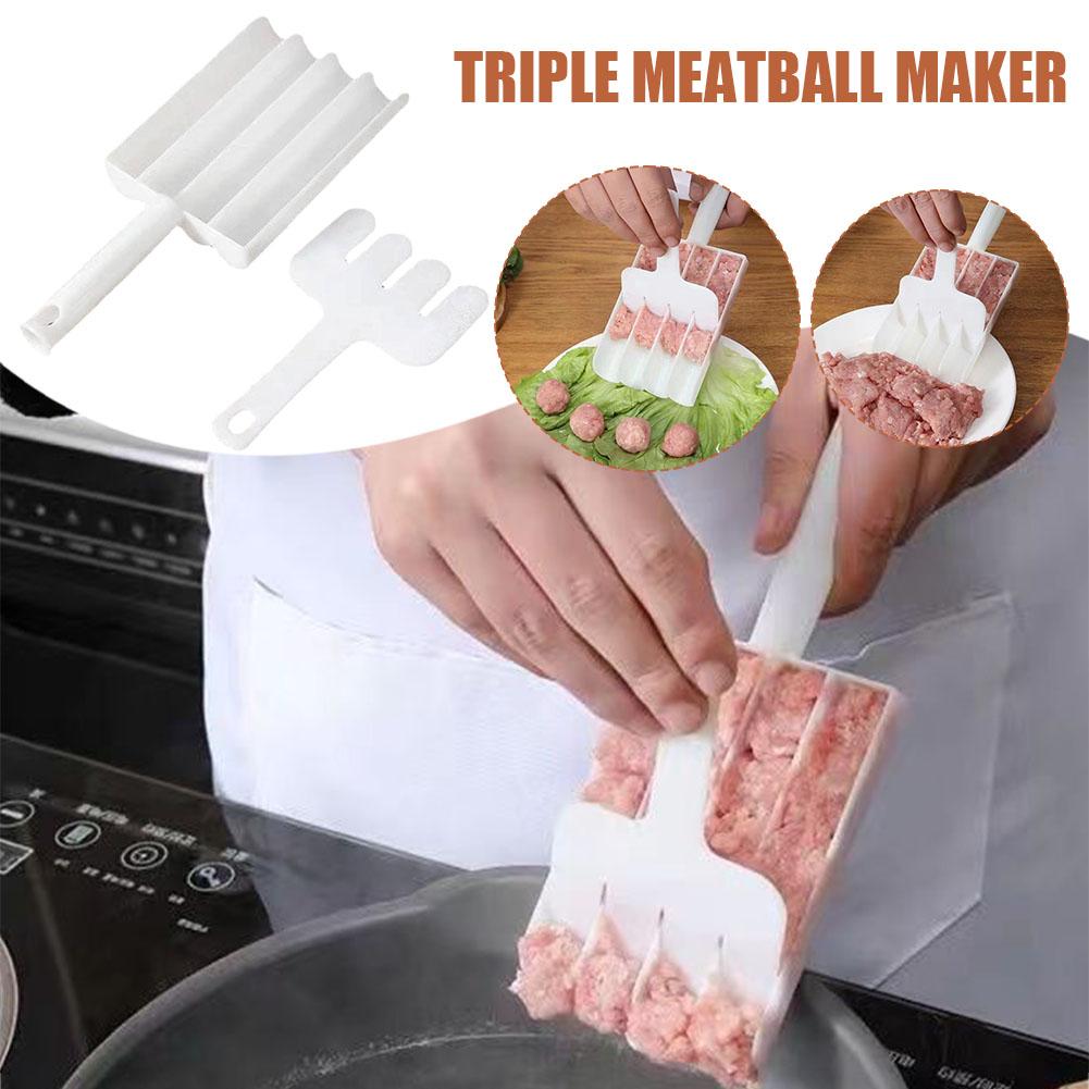 Meatball Machine Plastic 4 Row - Baby Food Meat บทวิจารณ์และราคา