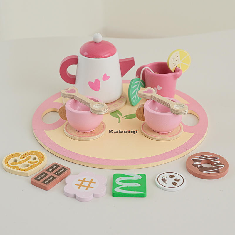 Wooden Tea Set For Little Girl - Baby Food Under 1 Year บทวิจารณ์และราคา
