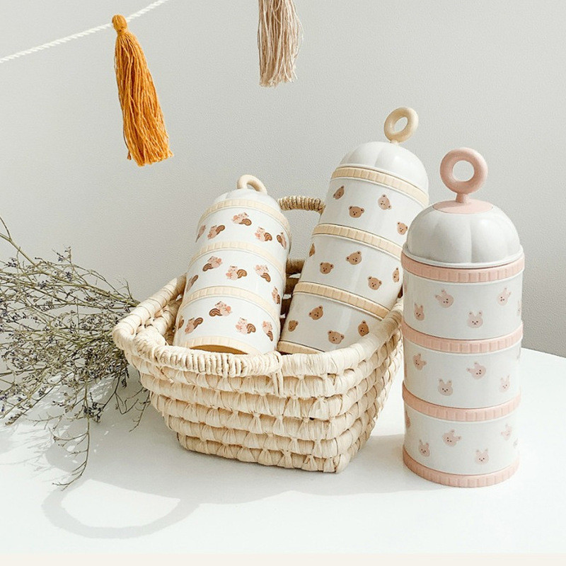 Cute Bear Milk Powder Box Baby - Baby Food Stuff บทวิจารณ์และราคา