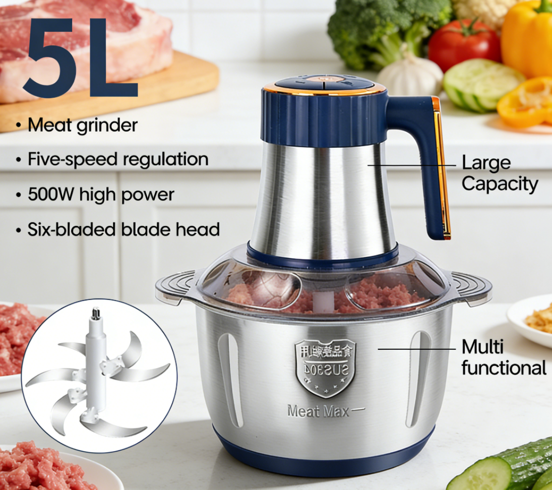 High-quality 5L Stainless Stee - Baby Food Meat บทวิจารณ์และราคา