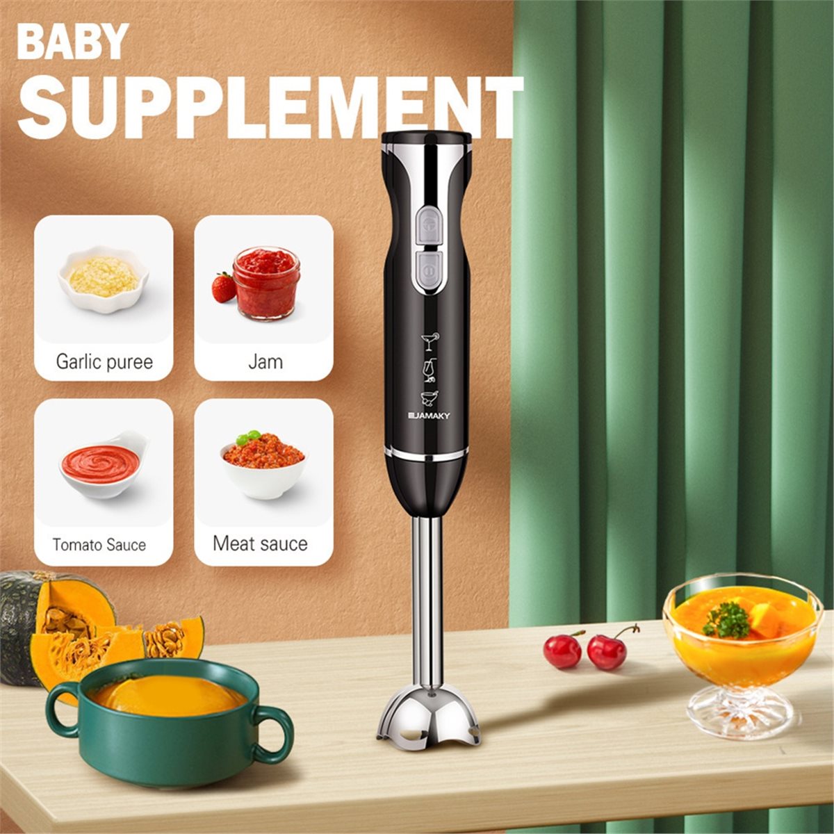 Home Portable Handheld Cooking - Baby Food Meat บทวิจารณ์และราคา