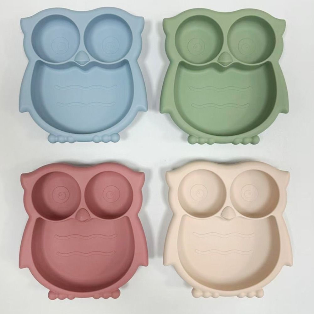 Owl Shape Toddler Suction Plat - Plate Suction Toddler บทวิจารณ์และราคา