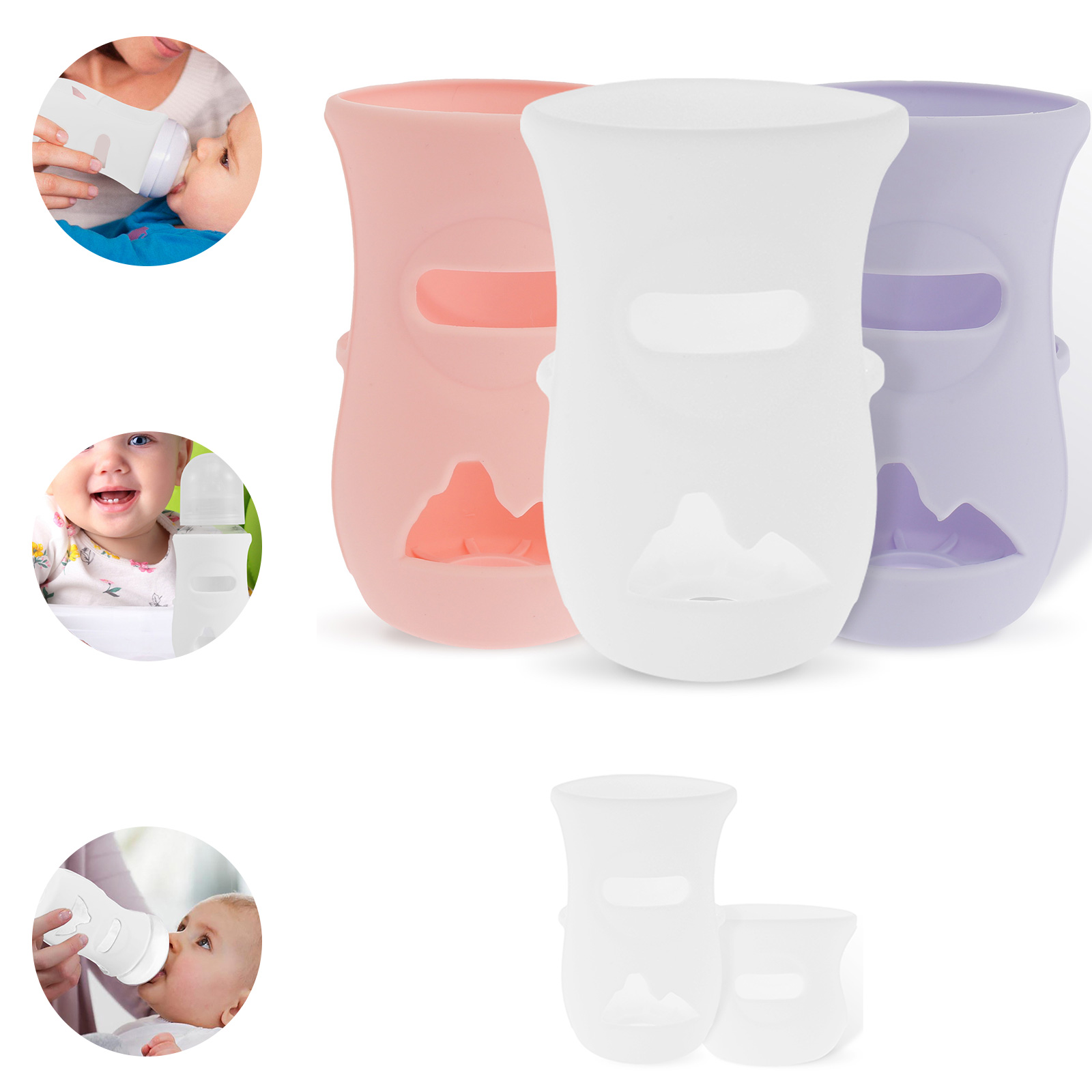 Silicone Sleeves Silicone Baby - Baby Food Stuff บทวิจารณ์และราคา