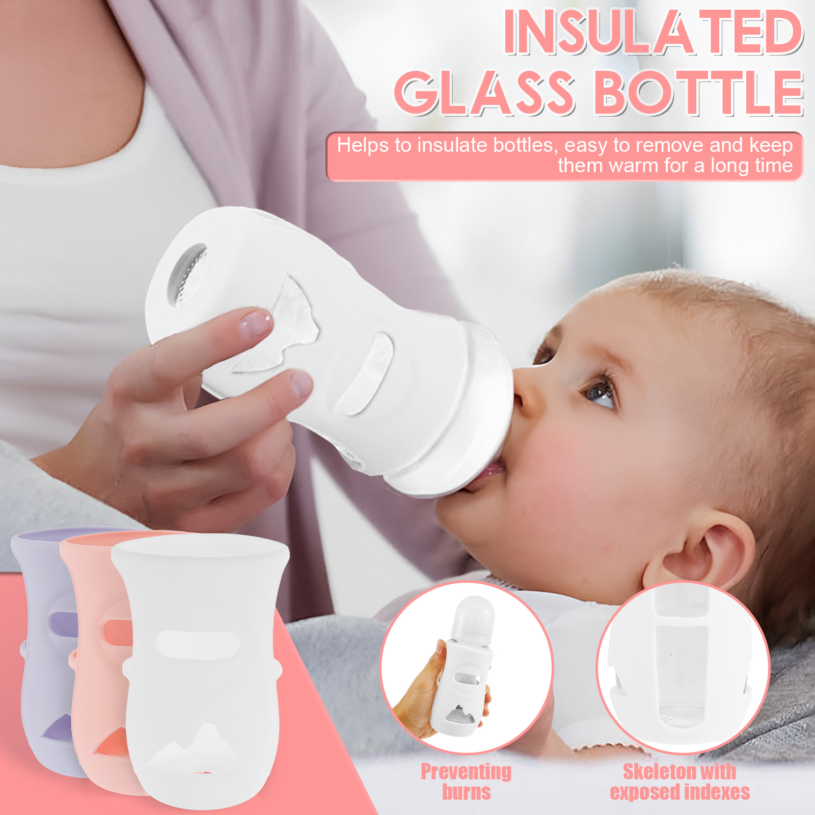 Silicone Sleeves Silicone Baby - Baby Food Stuff บทวิจารณ์และราคา