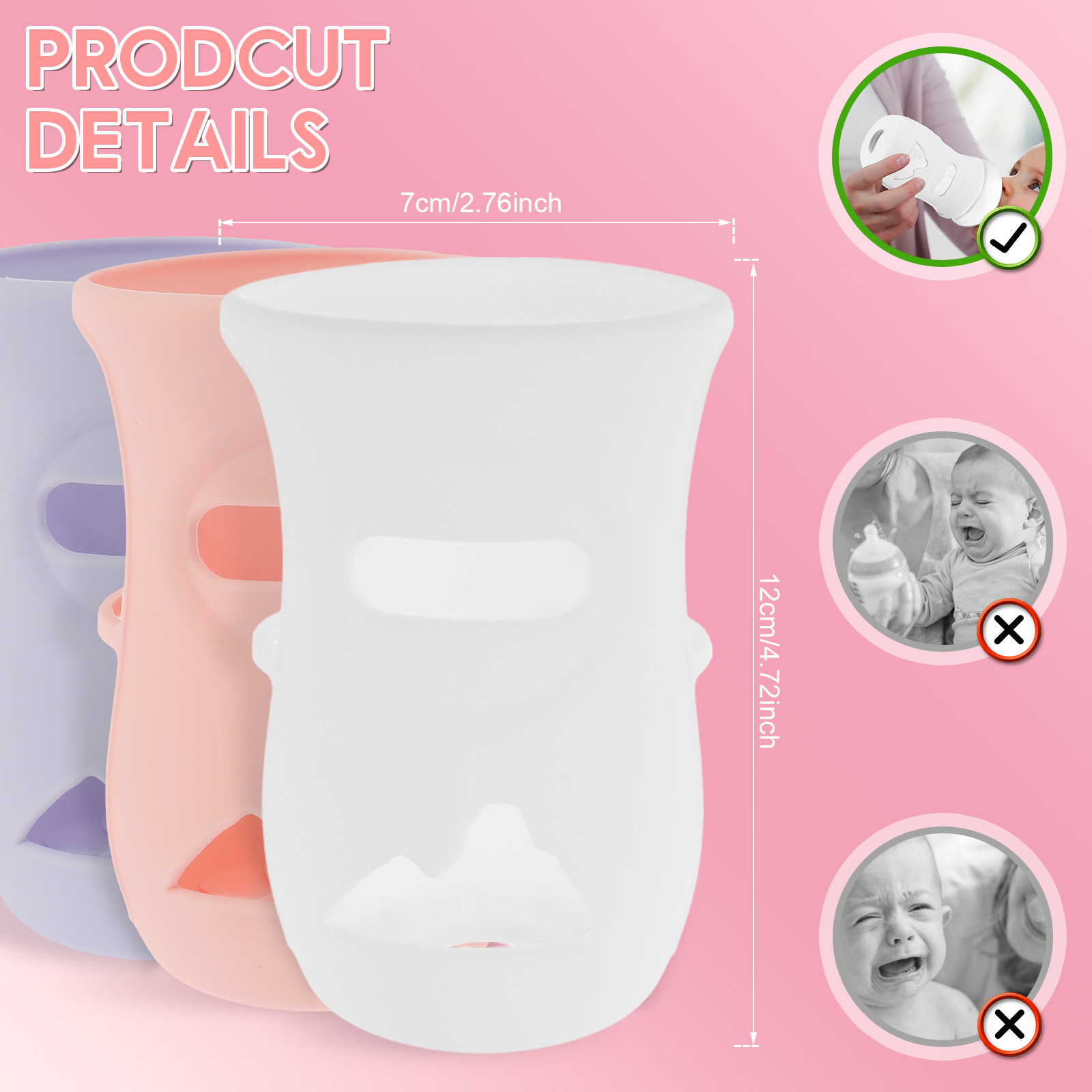 Silicone Sleeves Silicone Baby - Baby Food Stuff บทวิจารณ์และราคา