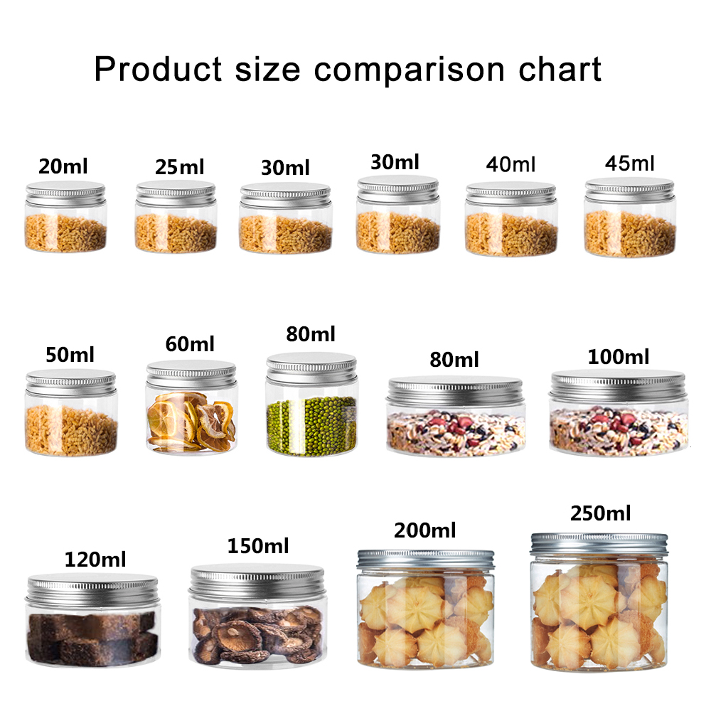 1-10Pcs 20/25/30/40/45-250ml S - Baby Food Jars Glass บทวิจารณ์และราคา