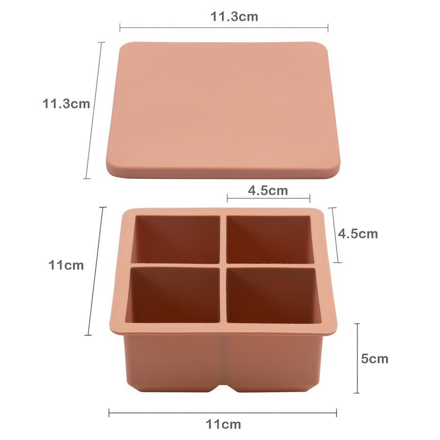 Food Grade Soft Silicone Squar - Baby Food Options บทวิจารณ์และราคา