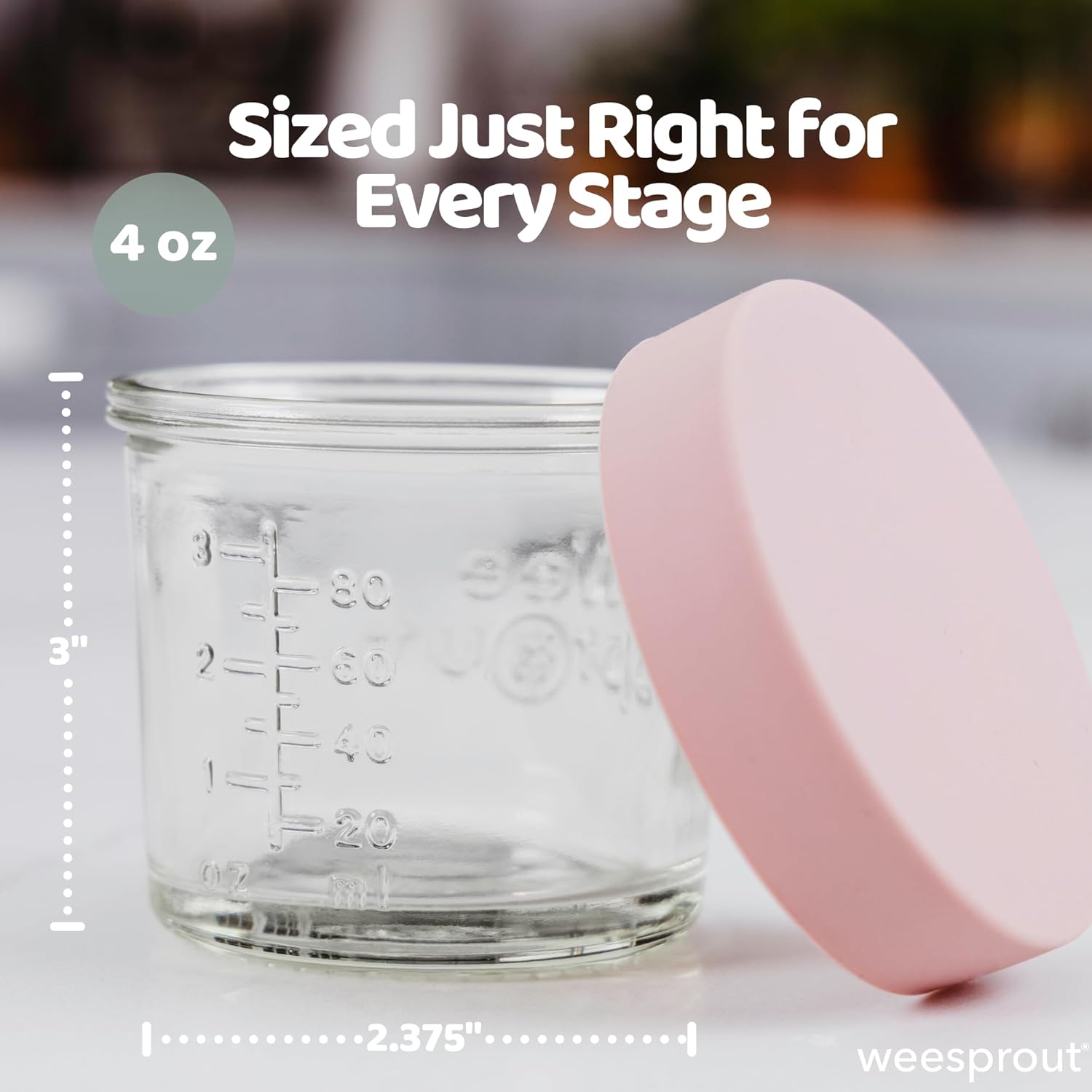 Glass Baby Food Storage Jars w - Baby Food Jars Glass บทวิจารณ์และราคา