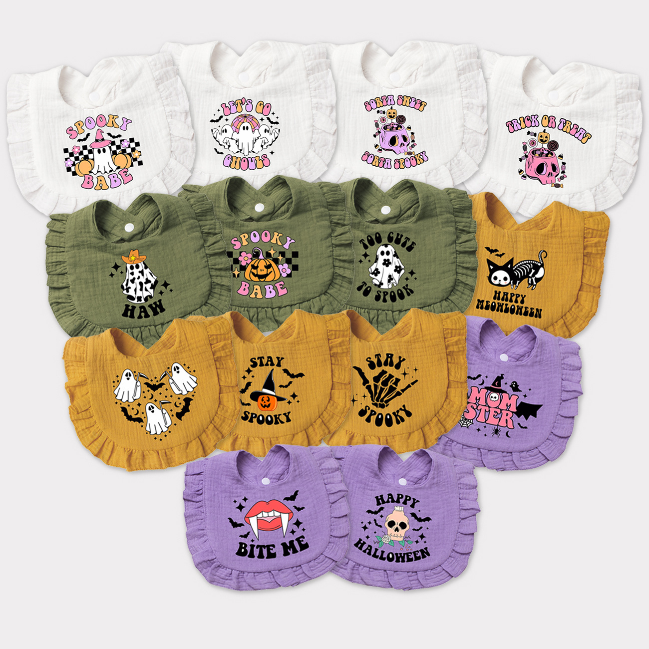 Halloween Pure Cotton Baby Dro - Baby Puree Pouch บทวิจารณ์และราคา