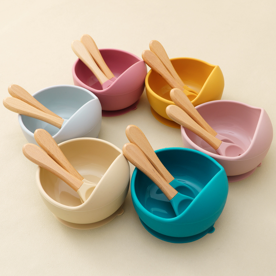 Mamaplan 3PCS Baby Silicone Fe - Plate Suction Toddler บทวิจารณ์และราคา