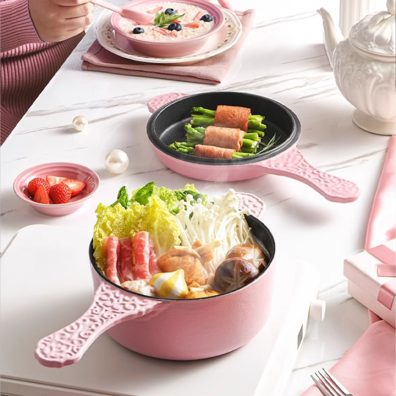 Vintage Design Enameled Saucep - Baby Food With Iron บทวิจารณ์และราคา