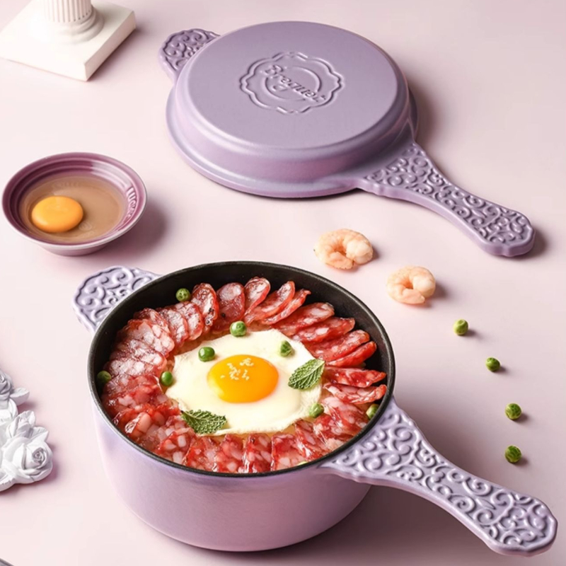 Vintage Design Enameled Saucep - Baby Food With Iron บทวิจารณ์และราคา