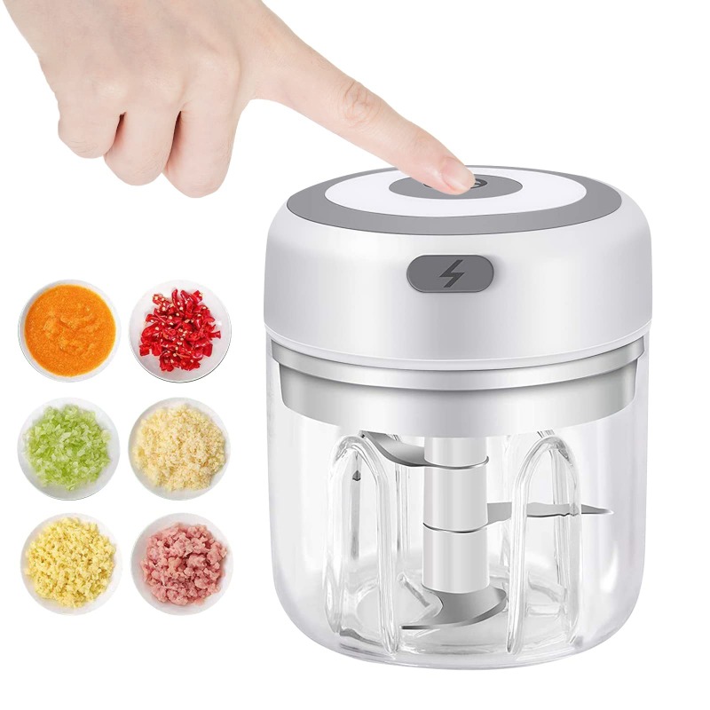 250ML Electric Garlic Grinder  - Baby Food Meat บทวิจารณ์และราคา