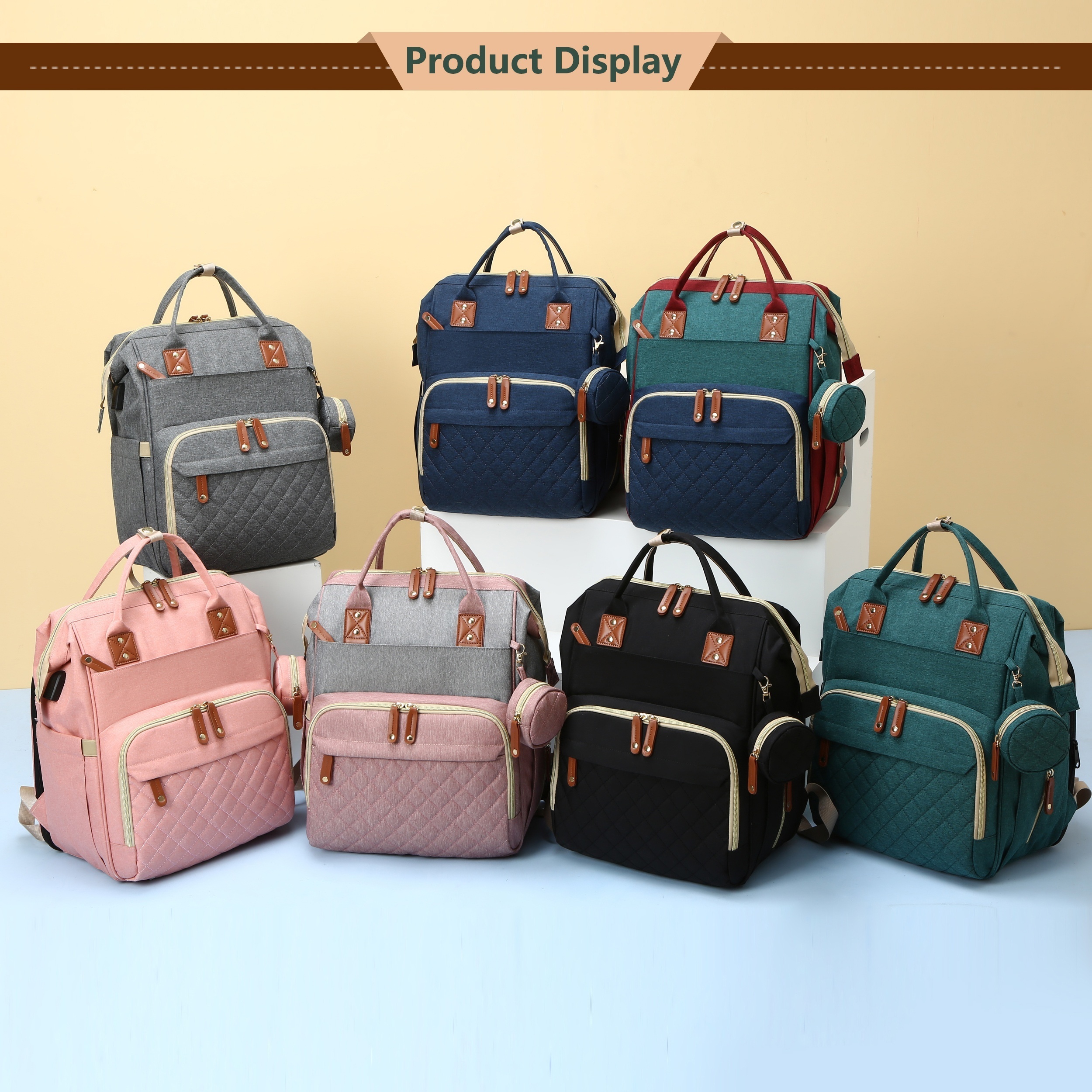 Baby Diaper Bag Backpack, Baby - Baby Puree Pouch บทวิจารณ์และราคา