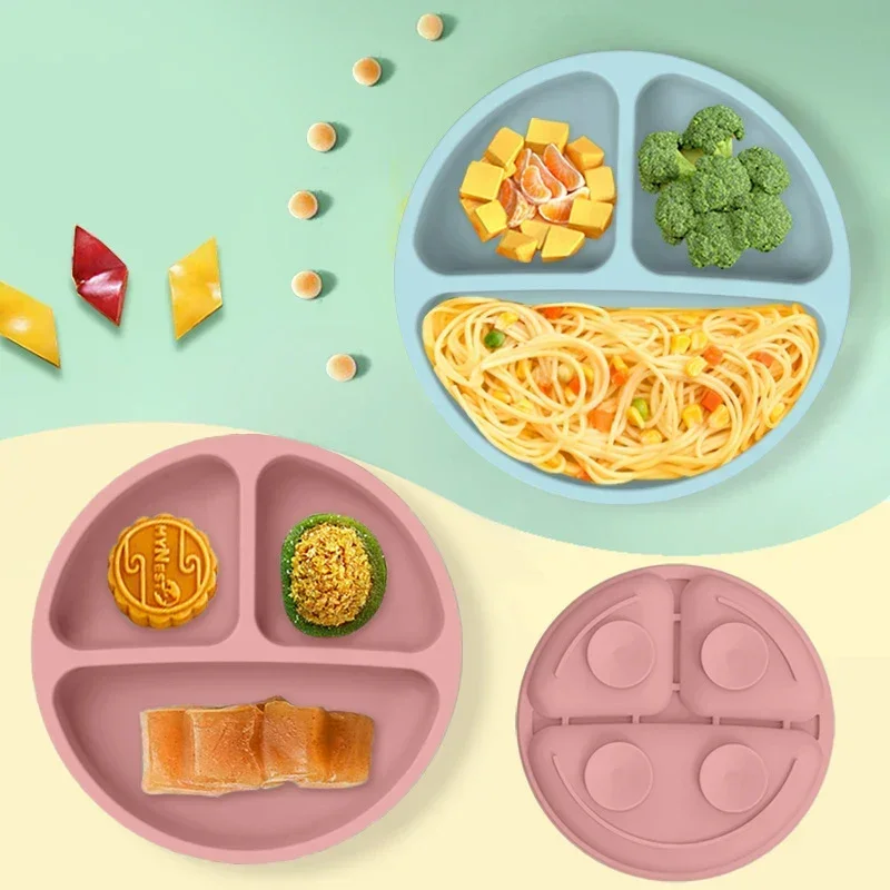 Food Grade Silicone Child Dish - Plate Suction Toddler บทวิจารณ์และราคา