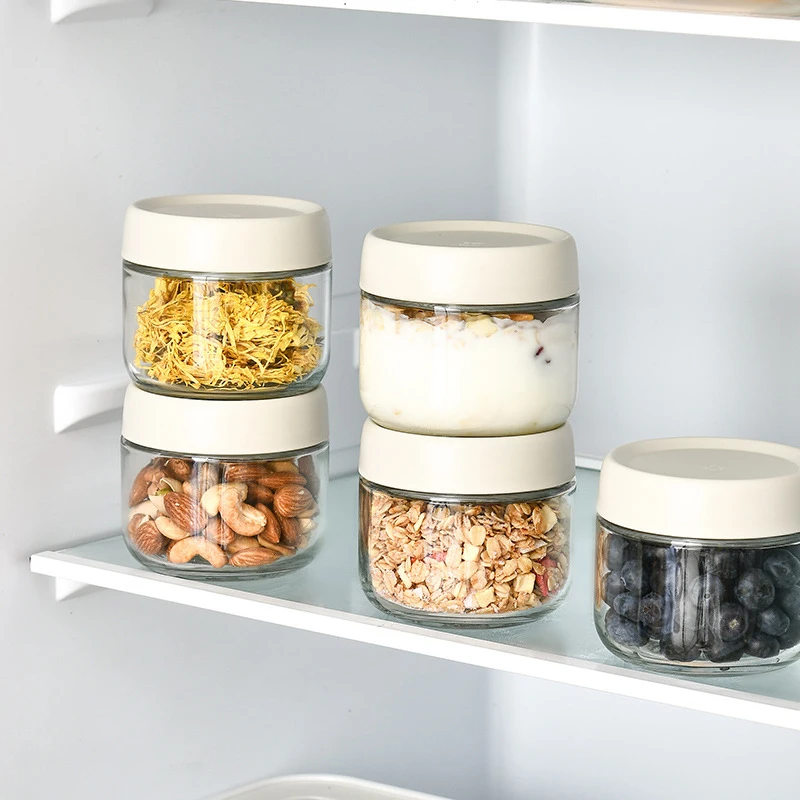 Glass Storage Jar Sealed Food  - Baby Food Jars Glass บทวิจารณ์และราคา
