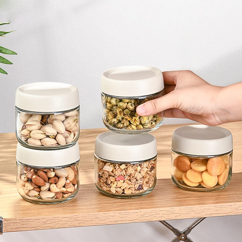 Glass Storage Jar Sealed Food  - Baby Food Jars Glass บทวิจารณ์และราคา