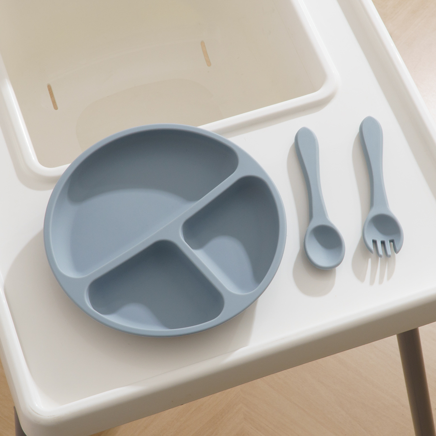 3PCS Children's Tableware Set  - Baby Food Chopper บทวิจารณ์และราคา