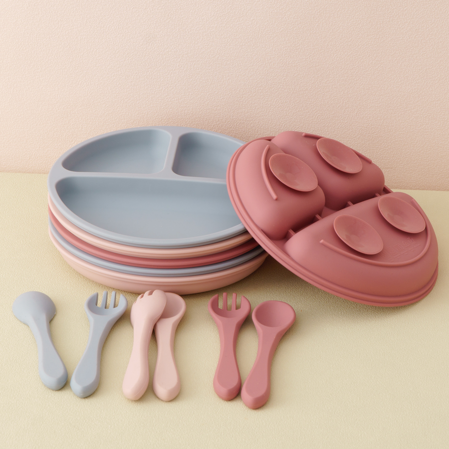 3PCS Children's Tableware Set  - Baby Food Chopper บทวิจารณ์และราคา