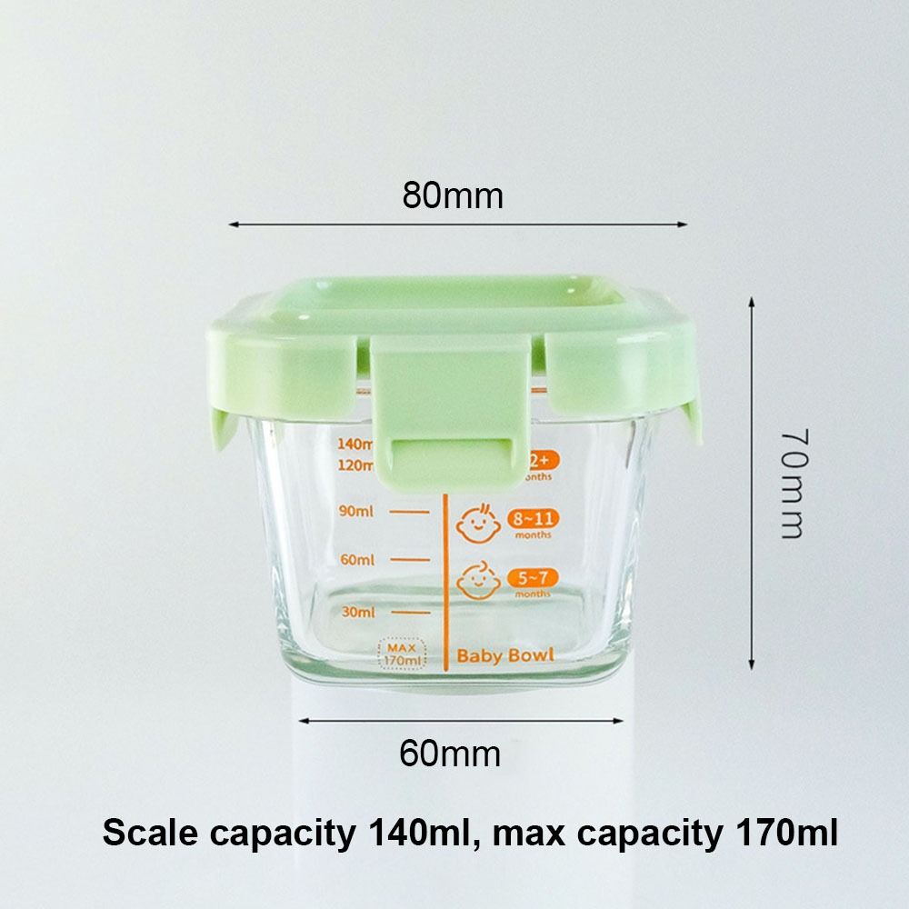 New 170ml Food Storage Box Fro - Baby Food Jars Glass บทวิจารณ์และราคา